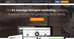 Desktop Screenshot of massagetherapistmarketing360.com